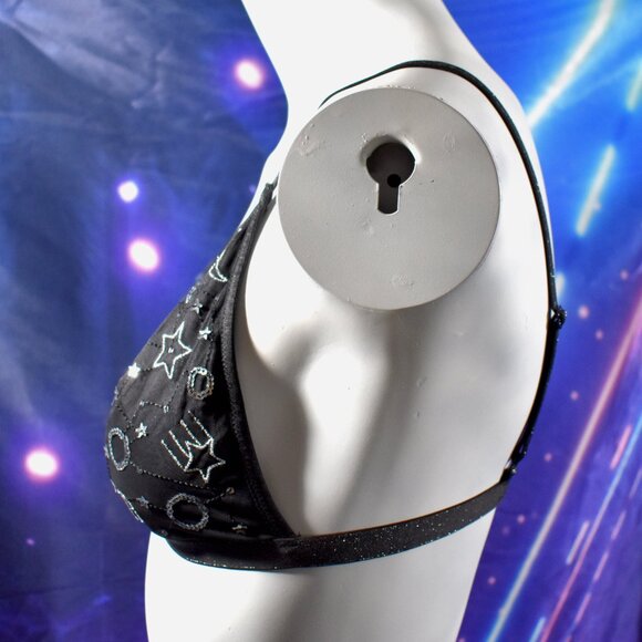 Victoria's Secret Astrology Moon and Stars Embroidered Bralette NWoT - Picture 9 of 10